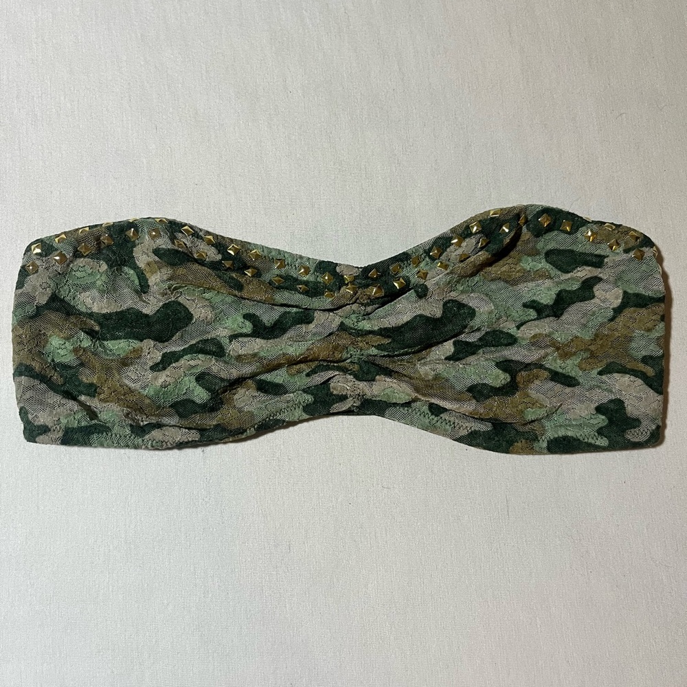 PINK Victoria's Secret Camo Bandeau M